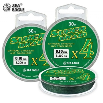 Sea Eagle Super Braid X4 Зеленый 30м