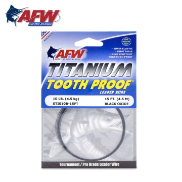 AFW Titanium Tooth Proof, одножильный провод лидера - металлический свинец