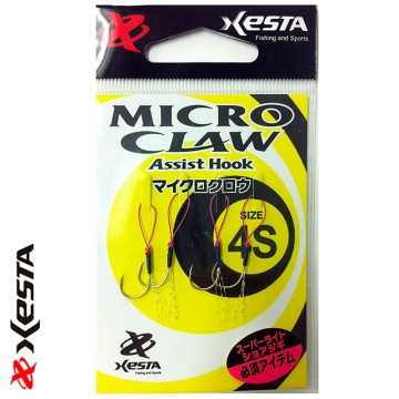 XESTA Assist Hook Micro Claw | Вспомогательные крючки