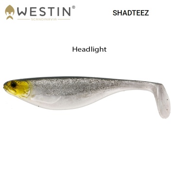 Налобный фонарь Westin Shad Teez 12 см | Силиконовая рыбка