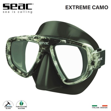 Seac Extreme Camo Pirana | Силиконова маска