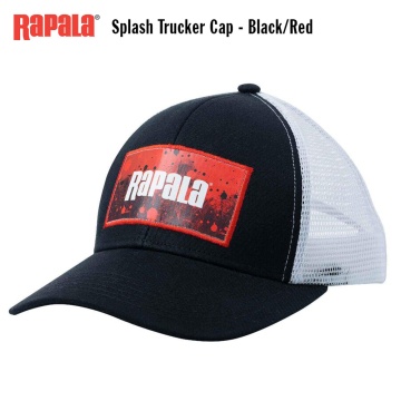 Rapala Splash Trucker Cap | Black Red