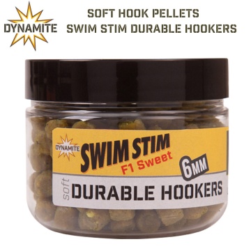 Dynamite Baits Swim Stim Durable Hookers 6mm | Soft Hook Pellets