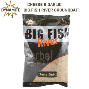 Dynamite Baits Big Fish River Cheese &amp; Garlic | Groundbait