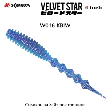 Xesta BIG Worm Velvet Star 6&quot;