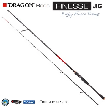 Dragon Finesse Jig 18 S762XF | Spinning Rod 2.28m
