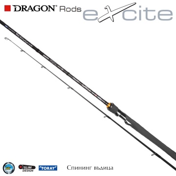 Dragon Excite Spinn 18 S702MF | Spinning Rod 2.13m