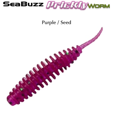 SeaBuzz Prickly Worm 3.8cm | Силиконовые черви