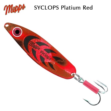 Mepps Syclops Platium Red