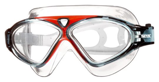 Очила за плуване Seac Sub Vision HD (червени)