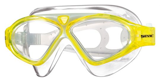 Очки для плавания Seac Sub Vision Junior (желтые)