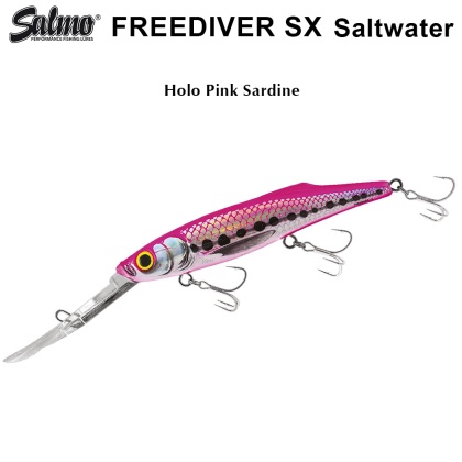 Salmo Freediver SX 12 | HPSA | Holographic Pink Sardine