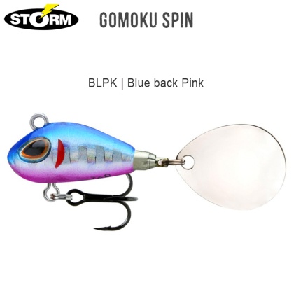 Storm Gomoku Spin | Спинер | BLPK Blue back Pink