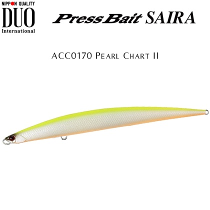 DUO Press Bait Saira 175 | ACC0170 Pearl Chart II