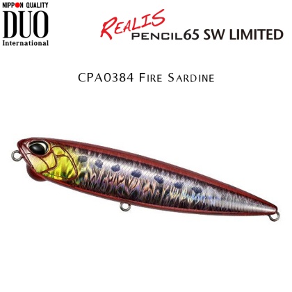 DUO Realis Pencil 65 SW Limited | CPA0384 Fire Sardine