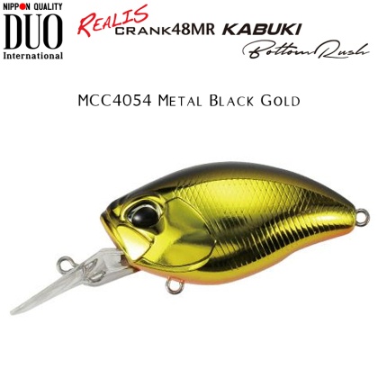 DUO Realis Crank 48MR KABUKI Bottom Rush | MCC4054 Metal Black Gold