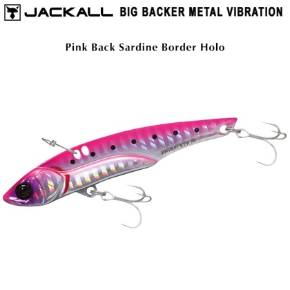 Jackall Big Backer 80 Metal Vibration | Pink Back Sardine Border Holo