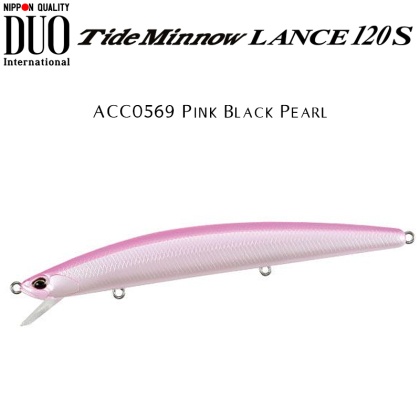 DUO Tide Minnow Lance 120S | ACC0569 Pink Black Pearl