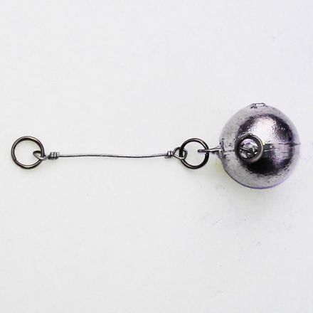 Round jig head with spring