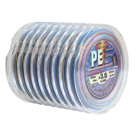 Lazer PE Braid Multicolor braided line 10x100m
