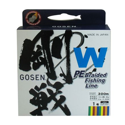 Плетено влакно Gosen W-4 Multicolor 300м