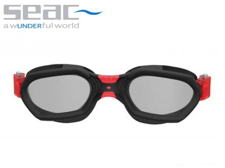 Очки для плавания Seac Sub Aquatech (черный/красный)