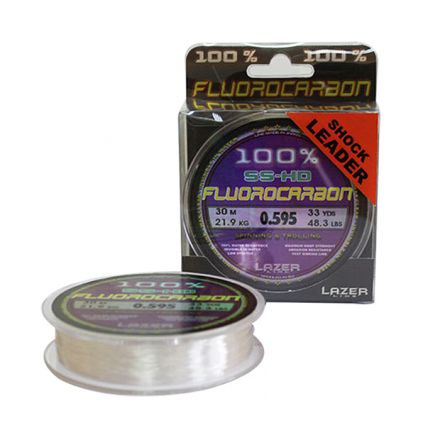 Флюорокарбоновый амортизатор Lazer Fluorocarbon SS-HD Shock Leader 30м
