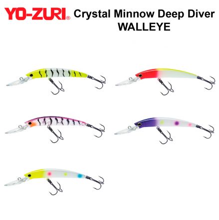 Crystal Minnow Deep Diver WALLEYE R1206