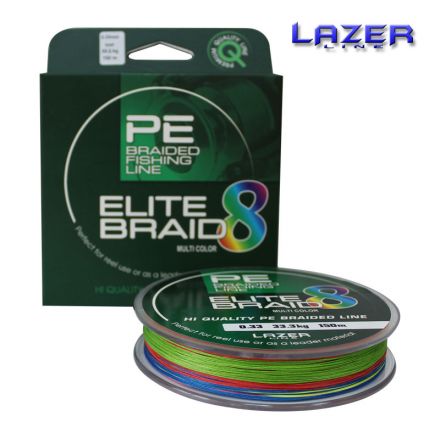 Плетено влакно 8-нишково Lazer Elite PE Braid Multicolour