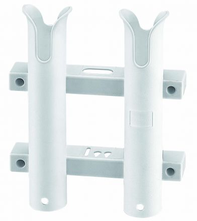 Rod holder 2 rods, wall mount