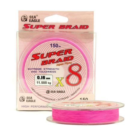 Sea Eagle Super Braid X8 Pink 150m