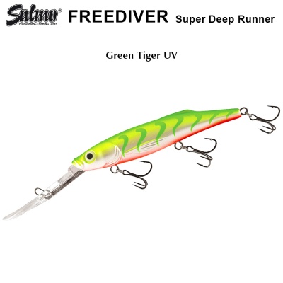 Salmo Freediver 12 GTU | Green Tiger UV