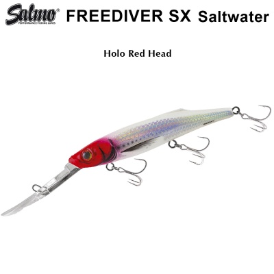 Salmo Freediver Saltwater | HRH | Holographic Red Head