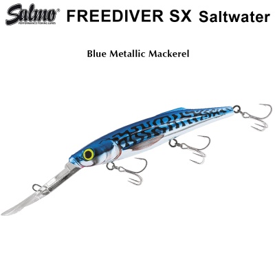 Salmo Freediver SX 12 | BMM | Blue Metallic Mackerel
