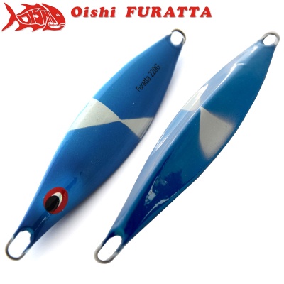 Oishi Furatta Jig 220g Blue-Silver | Slow jig