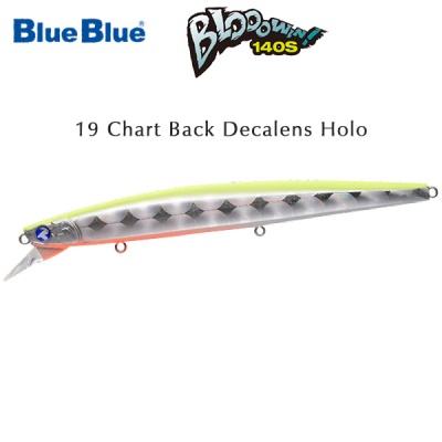 Blue Blue Blooowin 140S | 19 Chartreuse Back Decalens Holo