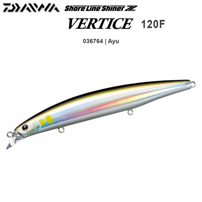 Daiwa Shoreline Shiner Z Vertice 120F | 036764 | Ayu