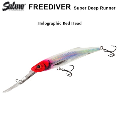 Salmo Freediver 9cm HRH | Holographic Red Head
