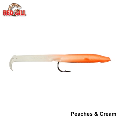 Sand Eel Red Gill Peaches & Cream Flasher