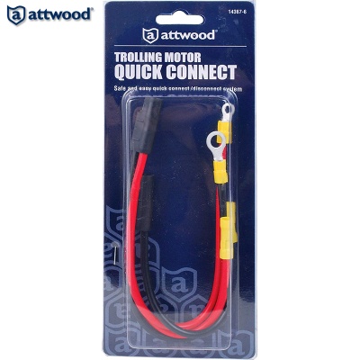 Attwood 14367-6 Trolling Motor Quick-Connect Kit 