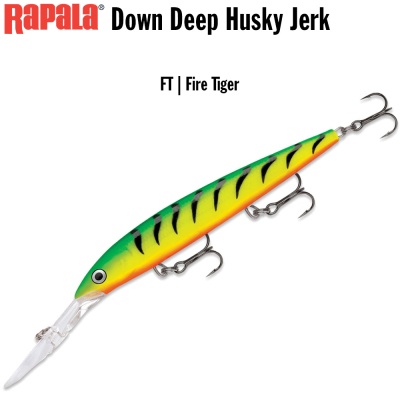 Rapala Down Deep Husky Jerk 14cm FT | Fire Tiger
