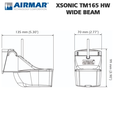 Airmar TM165HW Wide-Beam Transducer