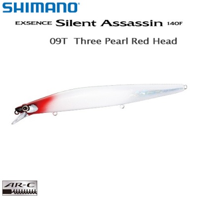 Shimano Exsence Silent Assassin 140F 09T Three Pearl Red Head