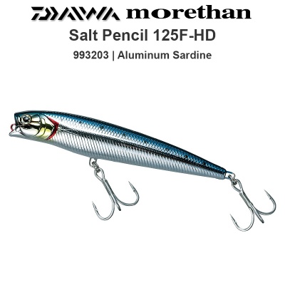 Daiwa Morethan Salt Pencil 125F-HD 993203 | Aluminum Sardine