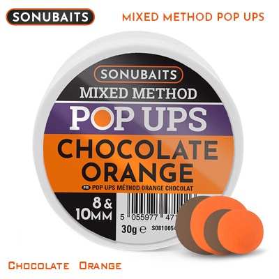 SonuBaits Mixed Method Pop Ups Chocolate Orange