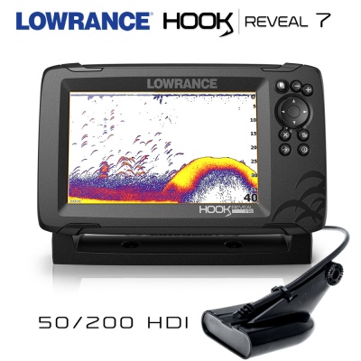 Крюк Lowrance REVEAL 7 | Зонд 50/200 HDI