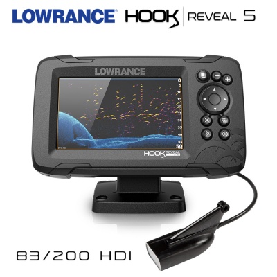 Крюк Lowrance REVEAL 5 | Зонд 83/200 HDI