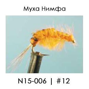 English Nymphs | N15/006 Orange Nymph Glass