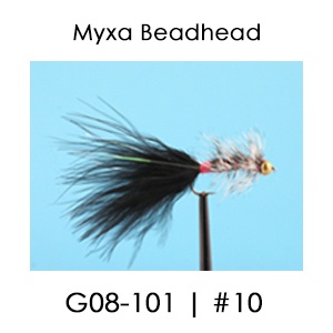 English Beadhead Fly | G08/101 Woolly Bugger Black