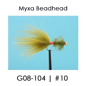 English Beadhead Fly | G08/104  Woolly Bugger Olive